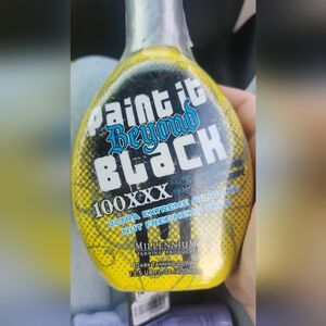 Paint it Beyond Black 100x indoor tanning lotion millenium tanning